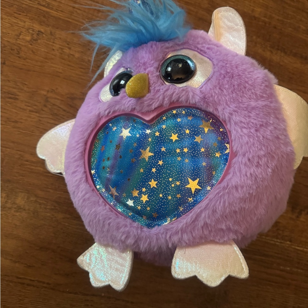 Rainbowcorn unicorn stuffed animal & egg holder like new
